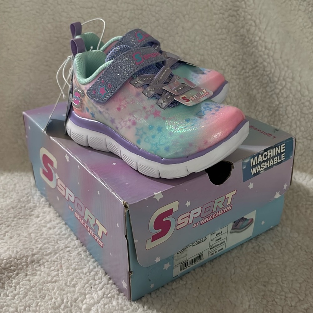 S Sport By Skechers Toddler Girls' Kimie Tie-Dye Sneakers